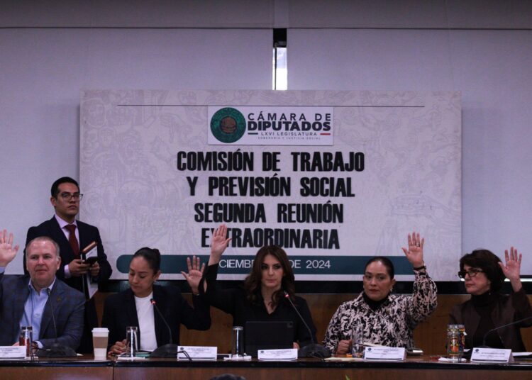 Por unanimidad la Comisión del Trabajo en San Lázaro, aprueba la reforma en materia de plataformas digitales