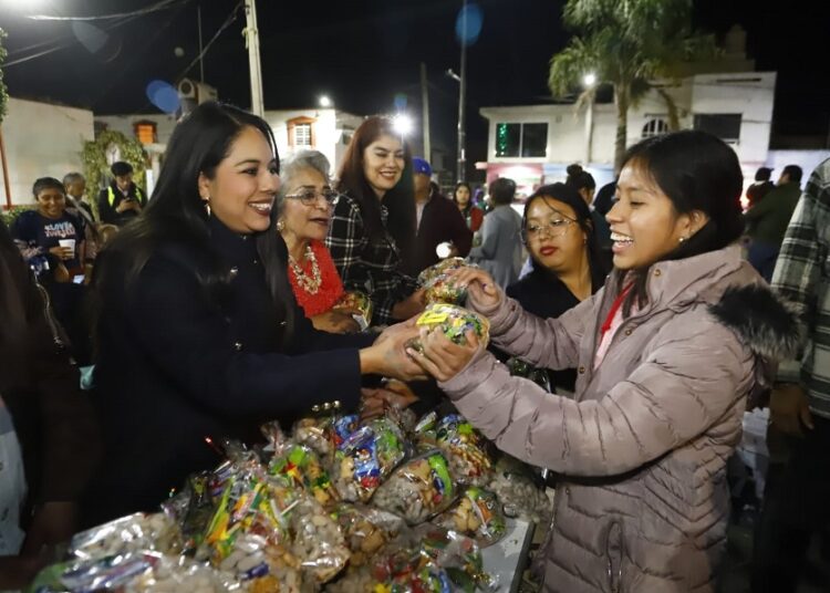Realizan posadas en juntas auxiliares de San Pedro Cholula