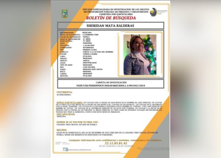  Continúan trabajos de búsqueda de la activista poblana