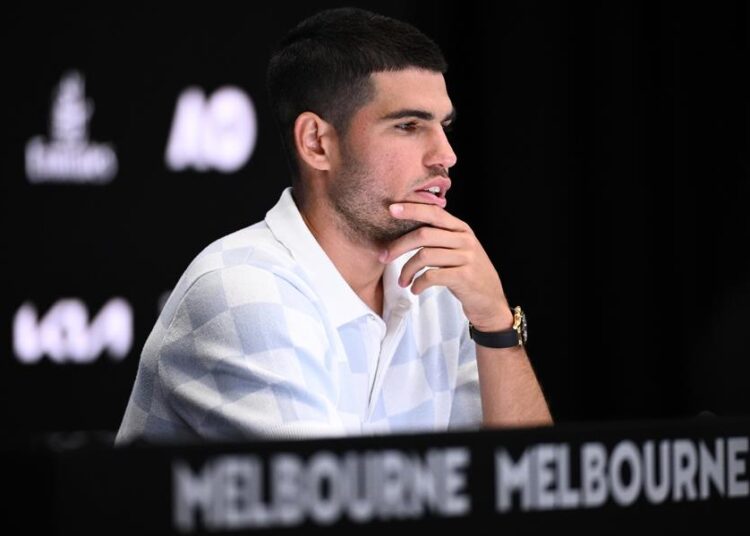 Alcaraz no se estrenará en la pista central Rod Laver Arena
