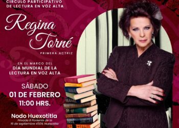 Regina Torné realizará lectura en voz alta este sábado