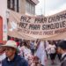 Miles de indígenas marchan en frontera sur de México ante inseguridad y violencia