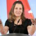 Exministra de Finanzas de Canadá busca sustituir a Trudeau