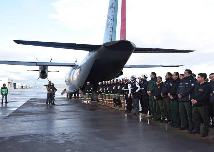Salió a california equipo Mexicano para apoyar en los incendios forestales