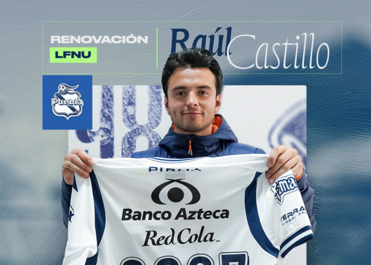 Raúl Castillo renueva con el Puebla hasta 2027