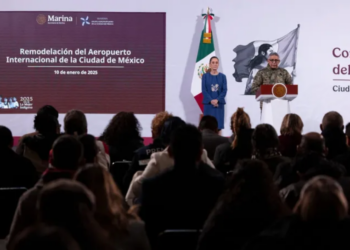 Presidenta Claudia Sheinbaum anuncia remodelación del aeropuerto internacional de la ciudad de México