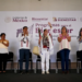 Presidenta Claudia Sheinbaum da banderazo de salida a la comisión General Lázaro Cárdenas del Río para la Mixteca Oaxaqueña