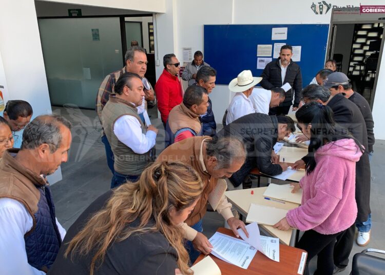 Entregan constancias a planillas que participarán en renovación de juntas auxiliares