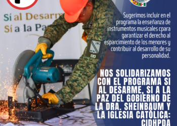 CIDHPDA nos solidarizamos con el programa Si al desarme y si a la Paz