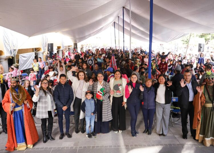 Viven la magia de los Reyes Magos niñas y niños de San Andrés Cholula