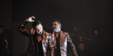 Jorge Medina y Josi Cuen compartieron el escenario en Puebla