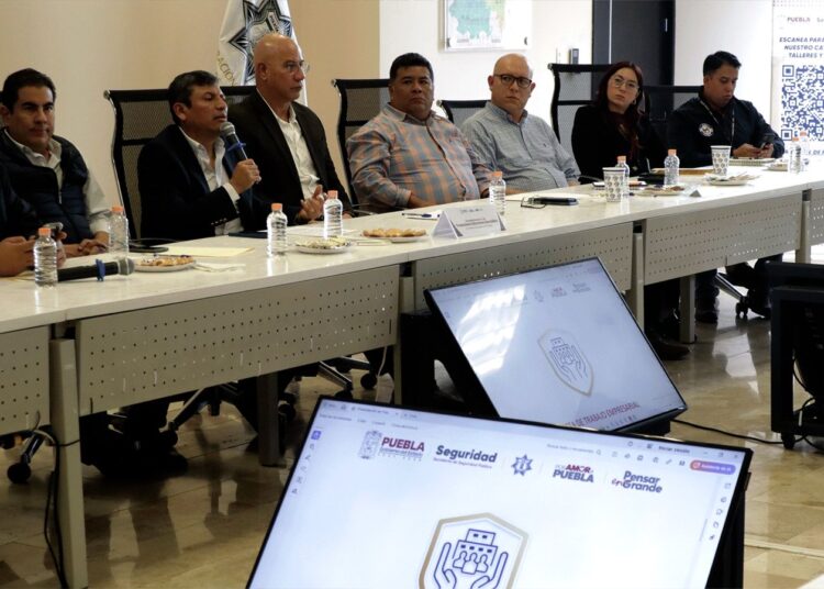 Trabajo coordinado con empresarios en seguridad
