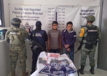 SSP de San Martín en coordinación con los tres niveles de gobierno logran importante detención en Moyotzingo