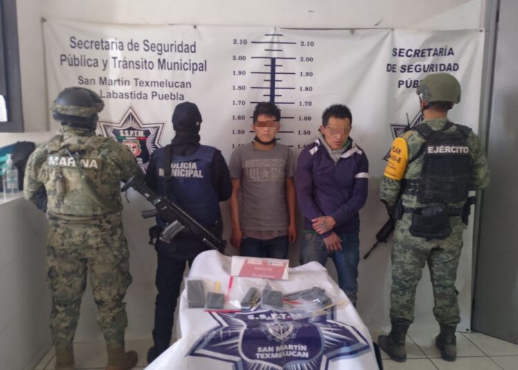 SSP de San Martín en coordinación con los tres niveles de gobierno logran importante detención en Moyotzingo