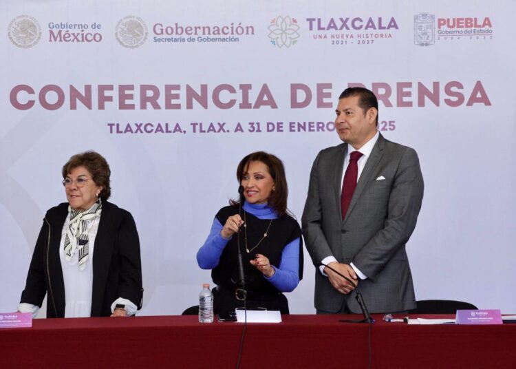 Gobernadores de Tlaxcala y Puebla acuerdan coordinación para atender seguridad en zona limítrofe