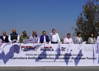 Armenta y Alonso inauguran e inician obras en Texmelucan