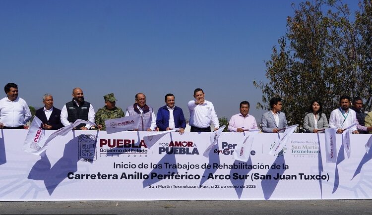 Armenta y Alonso inauguran e inician obras en Texmelucan