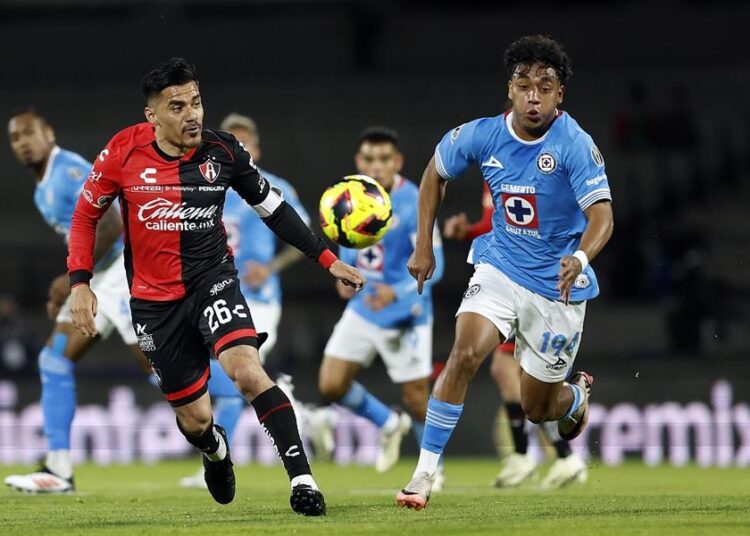 Cruz Azul empata con Atlas en primera jornada del Clausura 2025