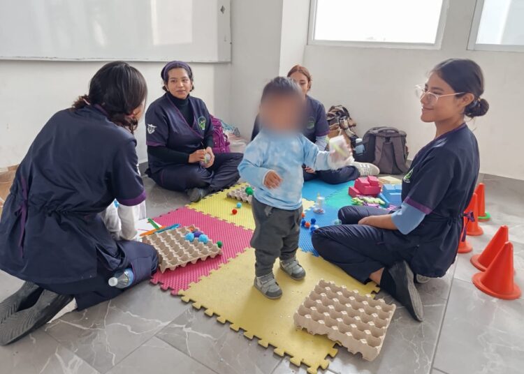 Un éxito, taller de juegos de la primera infancia en Cuautlancingo