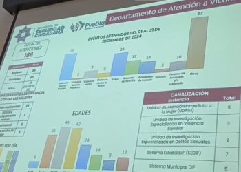 Atención a Víctimas de la SSC atendió 186 reportes por violencia en diciembre