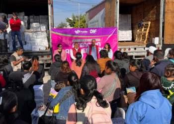 SEDIF y SMDIF impulsan programas alimentarios al sur de Puebla capital, entregaron más de mil despensas
