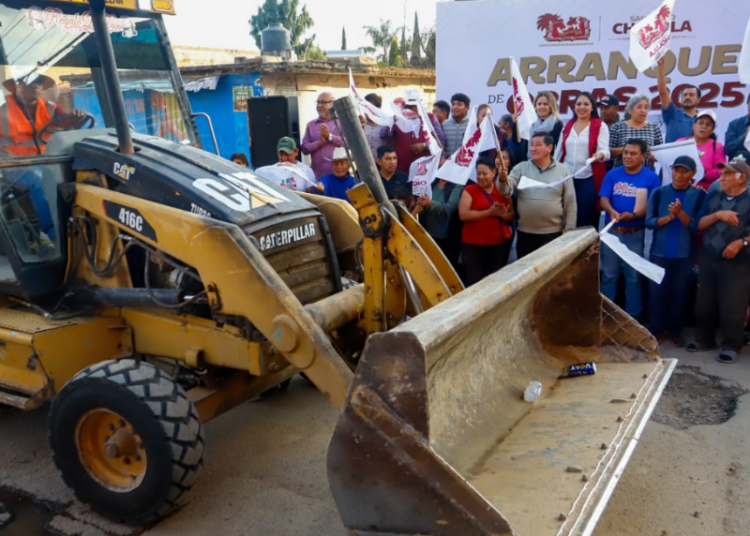 San Pedro Cholula arranca obras en la junta auxiliar con más rezago