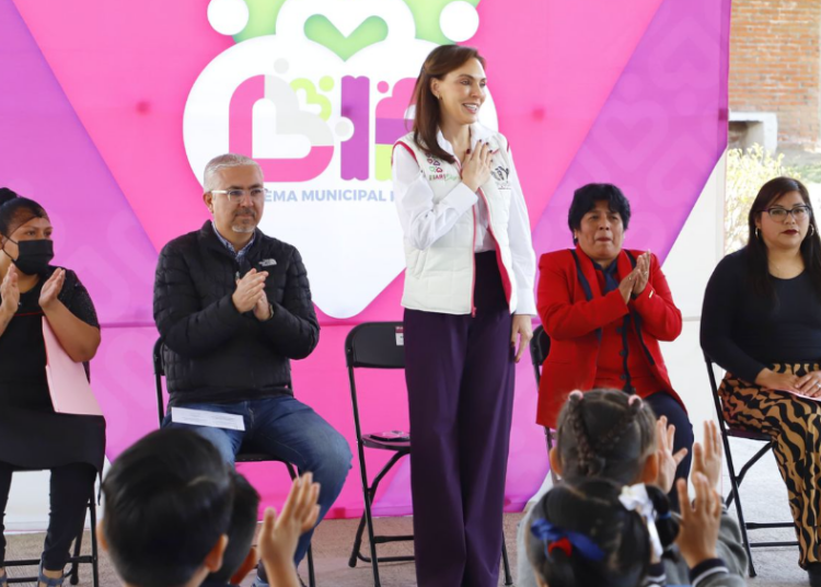 MariElise Budib se compromete con la alimentación de niñas y niños de la capital
