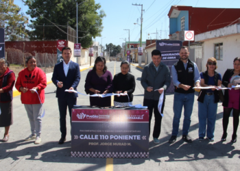 Chedraui entrega vialidades en Juntas Auxiliares de la Capital