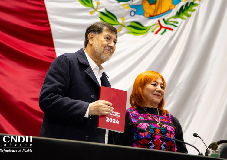 En el Congreso, chocan legisladores por informe de la titular de la CNDH