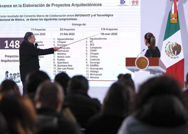 Entregarán proyectos para vivienda Infonavit en febrero