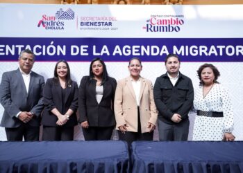 Lupita Cuautle refuerza el apoyo a migrantes con una agenda solidaria