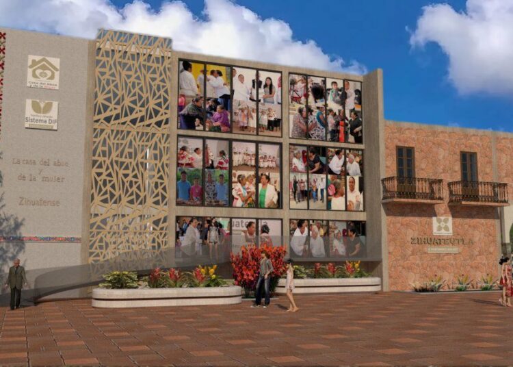 Sedif y Zihuateutla presentan proyecto de construcción de “Casa del Abue y de la Mujer”