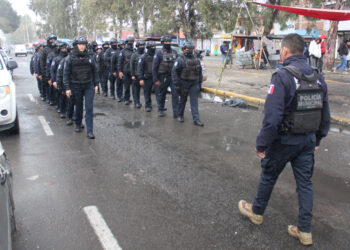 Policía municipal, Guardia Nacional y la Marina realizan operativos en Loma Bella y en el Centro histórico