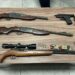 SSC asegura a 6 personas en posesión de 5 armas de fuego, 2 cargadores y 94 cartuchos útiles
