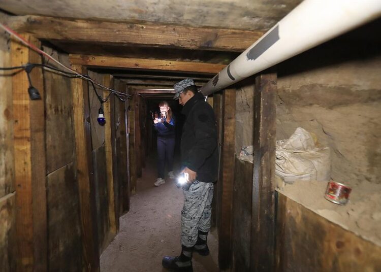 Túnel clandestino en frontera México-EEUU tenía 2 años operando