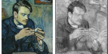 Hallan retrato inédito de Picasso bajo obra del periodo Azul