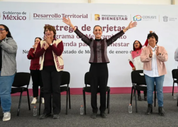 Presidenta Claudia Sheinbaum arranca el programa de mejoramiento de vivienda con entrega de más de 16 mil tarjetas