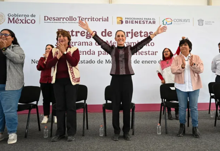 Presidenta Claudia Sheinbaum arranca el programa de mejoramiento de vivienda con entrega de más de 16 mil tarjetas