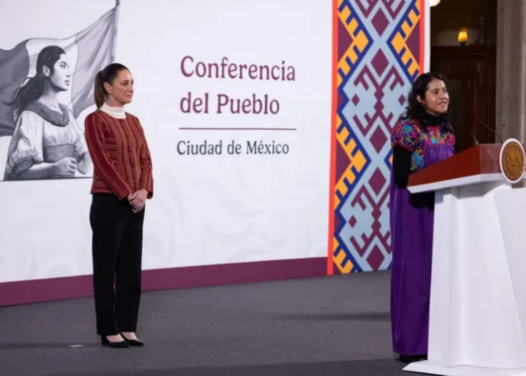 Vamos a reivindicar a las mujeres de los pueblos originarios: Presidenta Claudia Sheinbaum