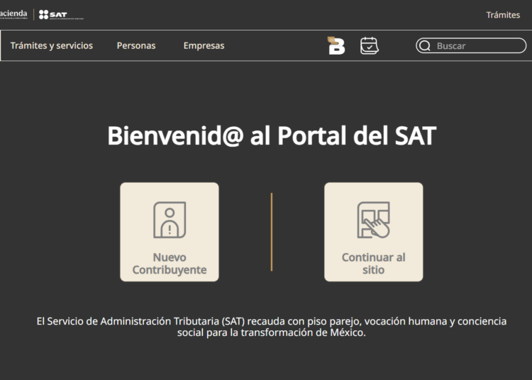 SAT lanza nuevo portal para facilitar trámites a contribuyentes