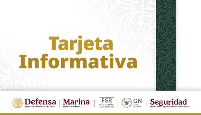 Gabinete de Seguridad del Gobierno de México informa los resultados obtenidos de la «Operación Frontera» el día 7 de febrero de 2025.