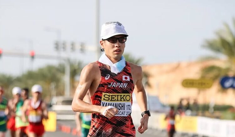 Toshikazu Yamanishi marca un nuevo récord del mundo en 20 km marcha