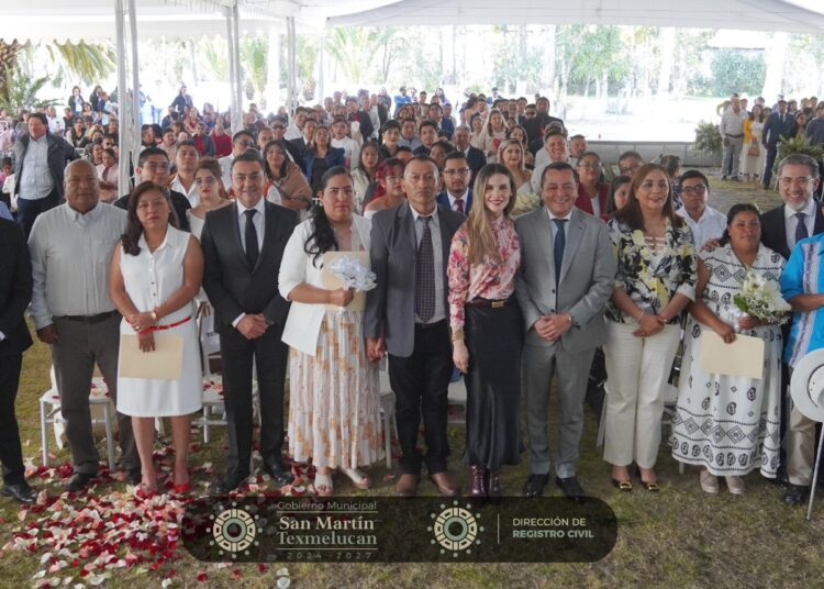 En la Hacienda de San Cristóbal en Texmelucan, se realizaron 100 matrimonios