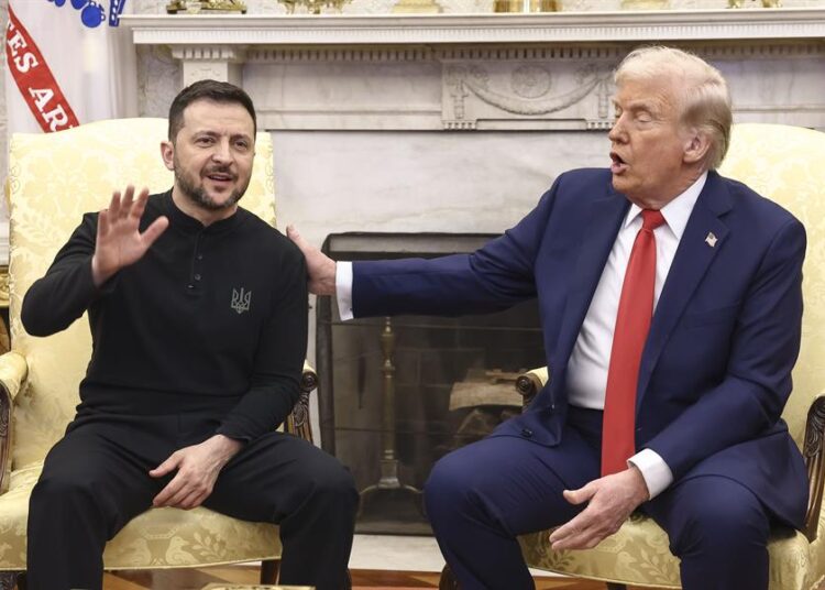 Trump ante Zelenski: «Estamos cerca de un acuerdo para acabar la guerra»