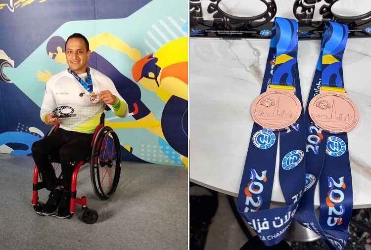 Alan Frías, doble medallista en Grand Prix de Paratletismo