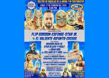 Flip Gordon y El Valiente encabezan función en la Arena Puebla