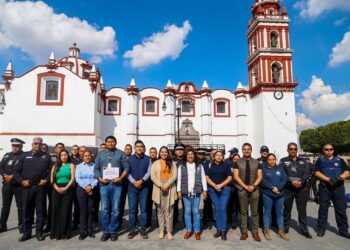 Turismo capacita a policías de San Pedro Cholula en atención a visitantes