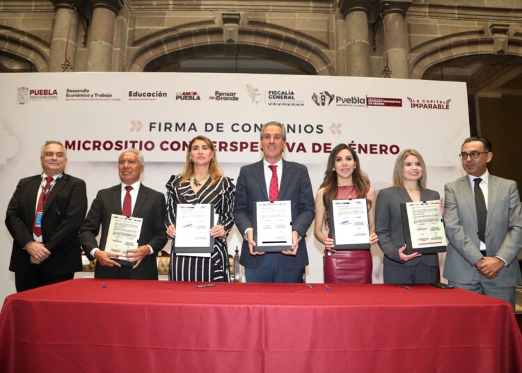 Pepe Chedraui formaliza colaboración interinstitucional a favor de las poblanas