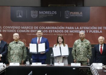 Morelos y Puebla celebran convenio para atención de temas comunes