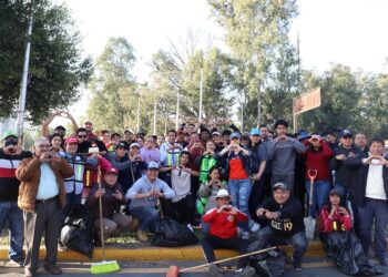 Sedif, Cuautlancingo y Romero Vargas realizan faena comunitaria